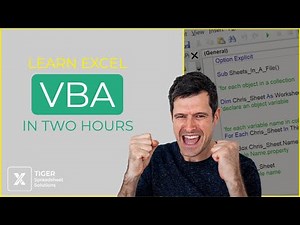 Two-Hour Excel VBA Absolute Beginner Course (Part 2/2)