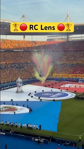 🏆 🔴🟡 RC Lens - OGC Nice 3:1 | Massive French Cup Final Fan Choreography at Stade de France