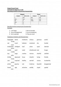 Simple Present Tense Verb Drills for Beginners