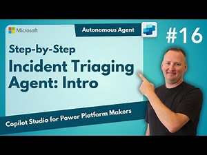 Incident Reporting Agent | Building an Autonomous Agent step-by-step | Introduction | EP16