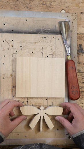 Dragonfly. Wood carving, pyrography | Oleksandr Hrytsai. Wood Carving