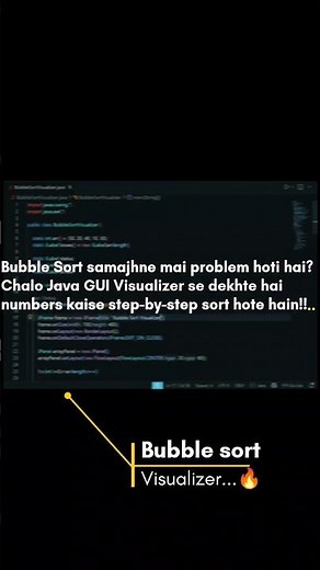 Bubble sort working 🔥🚀 #coding #java #dsa #learning