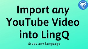 BIG UPDATE! Import ANY YouTube video into LingQ with one click. LingQ will automatically create new lessons from videos you love so you can learn a new language faster, funner, and easier. Check out this video for more details. #languages | LingQ