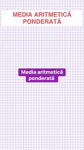 Media aritmetică ponderată | MasterTraining.ro