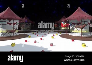 Christmas Circus Background and Loop Stock Video Footage - Alamy