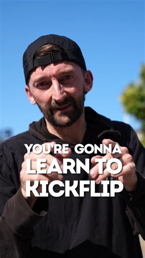 Invented in 1982 by the powerful Rodney Mullen, the kickflip is arguably the most iconic trick in skateboarding. Have you learned to #kickflip yet? Need help with a trick? Send us a skate support request! #pushskateboarding #learntoskate #thankyouskateboarding | BrailleSkateboarding