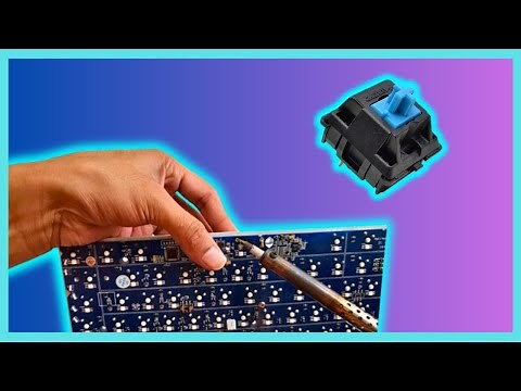 How to Change Non hot swappable Mechanical keyboard switches.