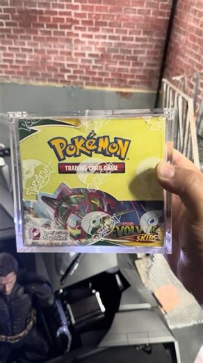 Almost dropped this $2,500 booster box of EVOLVING SKIES 😬 😥 #pokemon #collection #shorts