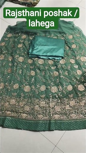 ✨Rajsthani poshak/lahega🧵 #rajsthanilahega #shorts