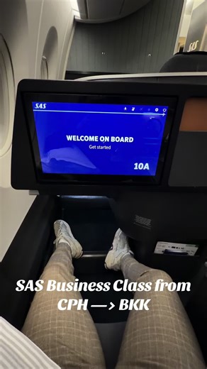 SAS Business Class: Copenhagen to Bangkok Experience
