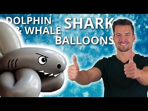 Learn How to Make a Dolphin, Shark and Killer Whale (Orca) Balloon Animal