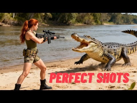 Săn Cá Sấu - Crocodile Hunting Part 4 - Perfect Shot