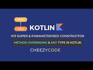 Overriding in Kotlin Inheritance Concepts & Examples | CheezyCode #19