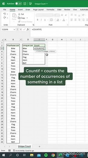 COUNTIF Function in Excel , EXCEL TIPS AND TRICKS