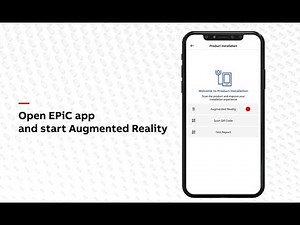 EPiC Mobile app - Augmented Reality for Emax 2 circuit breaker