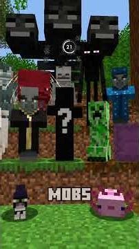 Guess the mob in 60 seconds! 44😮😮 #challenge #minecraft