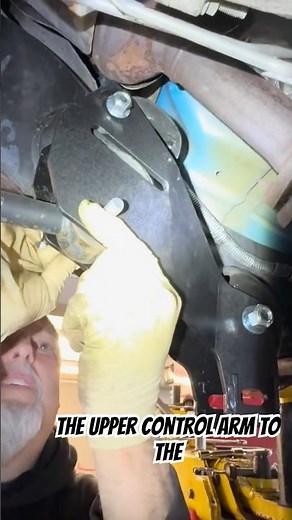 Installing Rough Country Control Arm Drop Bracket #shorts