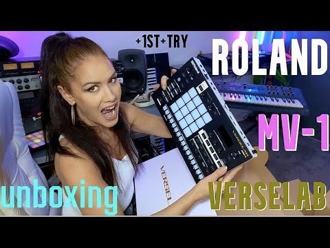 Roland MV-1 VerseLab Unboxing First Look /Listen One Box Songwriting Lab for Producers + Songwriters