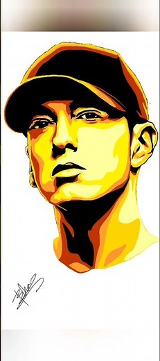 Eminem Illustration Drawing #art #shorts #shortsfeed #illustration #eminem
