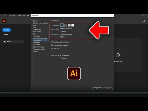 How to Change User Interface Color in Illustrator