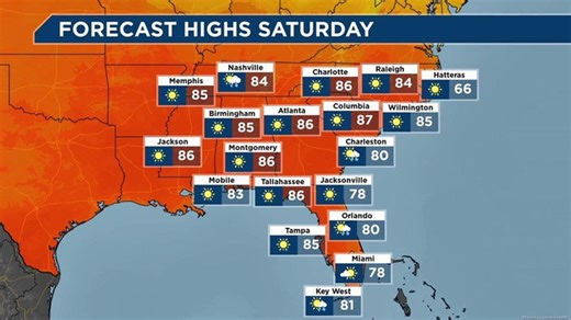 Your weather forecast: Southeast Region | Haystack News