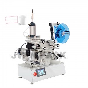 [Hot Item] Mt-805 Desktop Wrap Around Adhesive Label Applicator Square Flat Plane Bottle Sticker Labelling Machine for Odd Shape Bottles