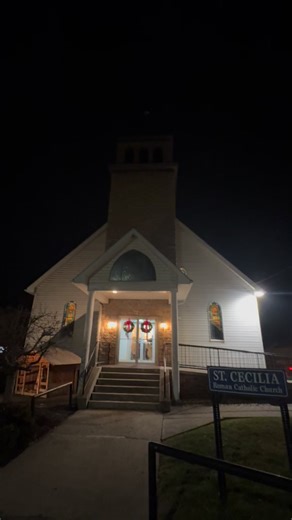 The bells pealing after Mass for the birth of our Savior! 🔔✨🌟 | St. Cecilia Church