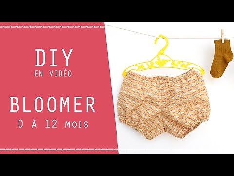 DIY ET PATRON : BLOOMER 0-12 mois