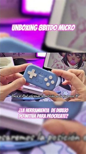 8bitdo micro para Procreate ¿Es tan Bueno como dicen? Lofi artist unboxing