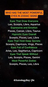 Ranking The Most Powerful Eye In The Zodiac #zodiac #zodiacsigns #astrology #horoscope #tarot