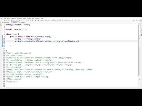 Remove duplicate characters