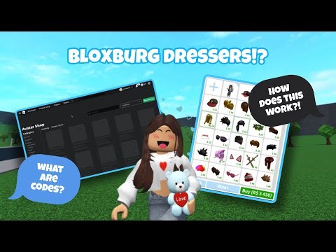 How To Use BLOXBURG DRESSERS! ~ evabl0x