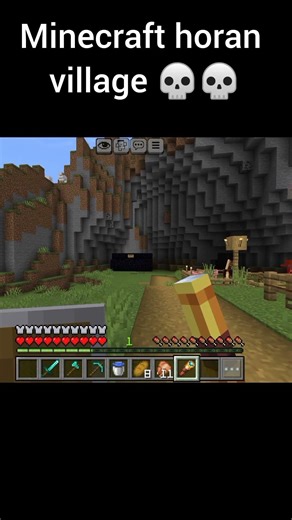 #minecraft #shorts #gaming Minecraft horan village 💀💀