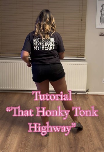Beginner Line Dance Tutorial: That Honky Tonk Highway