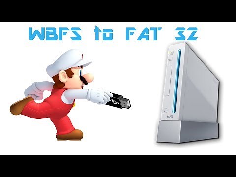 Convert WBFS to FAT 32 WITHOUT Losing Your Wii Games