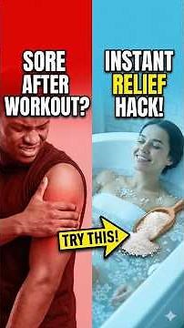 Epsom Salt Bath for Sore Muscles | Fast Recovery Hack 🛁