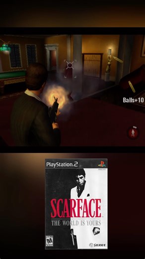 Scarface on PlayStation 2 #short #shorts #scarface #ps2 #retrogames