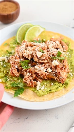 Have you had Chicken Tinga, the iconic and incredible chicken dish from the Mexican State of Puebla? Oh my, please give this a try! And while it can be served lots of ways, we enjoy it sort of tostada style! Low-carb and Keto. 👉View recipe in the comments on Facebook, or in my profile on Insta by searching for Chicken Tinga. #chickentinga #instantpotchickentinga #tinga #lowcarbchickentinga #ketochickentinga #pueblamexico #lowcarbmexican #ketomexican | Kalyn's Kitchen