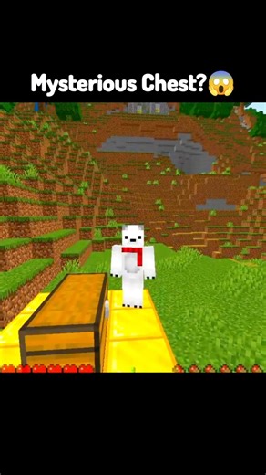Mysterious Chest In My World 😱 #minecraft