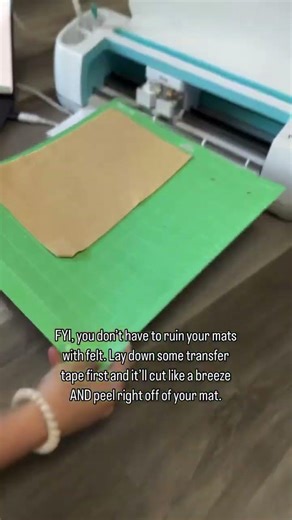 Never mess up your mats ever again cutting felt! ✂️ #felt #cricut #craft #cricutcrafts #cricuthacks