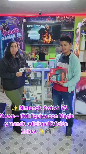 Nintendo Switch V2 Nueva – ¡Combo Gamer Completo!