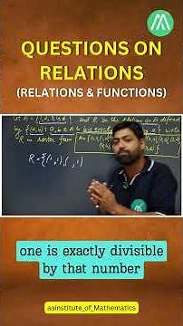 Class 11 Maths – Relations & Functions (Lecture 4) | Questions + Detailed Explanation | Sunder Sir