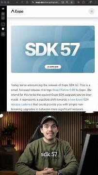 Expo SDK 57 is here and how to upgrade #reactnative #mobileappdevelopment #sdk57