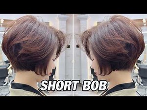 How to Cut a Perfect Short Layered Bob | Easy Bob Haircut to Create Volume (Step-by-Step) DIY Trend
