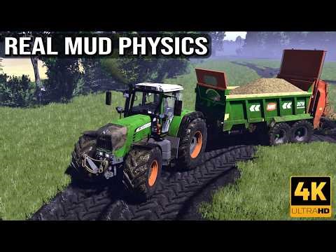 FS25 Next-Gen Mud Physics & Fieldwork Cinematic Gameplay