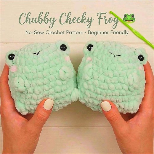 Crochet Frog Pattern PDF | No-sew Chubby Frog Amigurumi | Beginner Friendly | Instant Download - Etsy Australia
