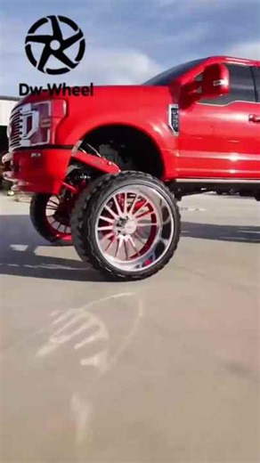 DW Forged Wheels 22X12 24X14 26Inch 6/8x6.5 8x165.1 8x180 Bolt Pattern Polished Chrome Finish for Ford F-350 150 250 450