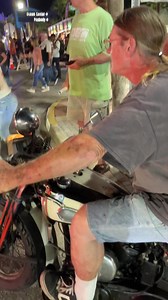 Check out this 1946 Harley-Davidson WL. It's the oldest motorcycle at Biketoberfest, and he rides it! | CycleDrag