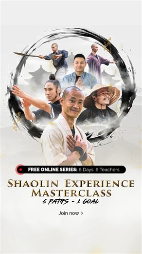 💮 Shaolin Experience Masterclass: 6 Different Paths - 1 Goal 💮 We invite you to a very special online masterclass that you won’t want to miss! Shaolin is not just one way, it is a path of many disciplines. Each day of the Shaolin Experience Masterclass is led by a different teacher from the Shaolin Temple Europe, offering a glimpse into another dimension of this ancient tradition. Together, these six days create a complete journey through movement, stillness, power, and presence - the true ess