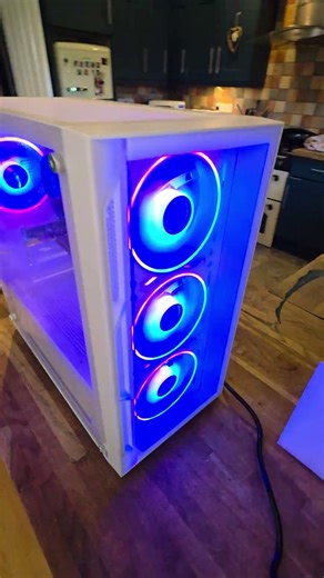 Intel i7 Gaming PC RTX 3050 32GB RAM 1TB SSD Windows 11 WiFi White Desktop Quantum PC